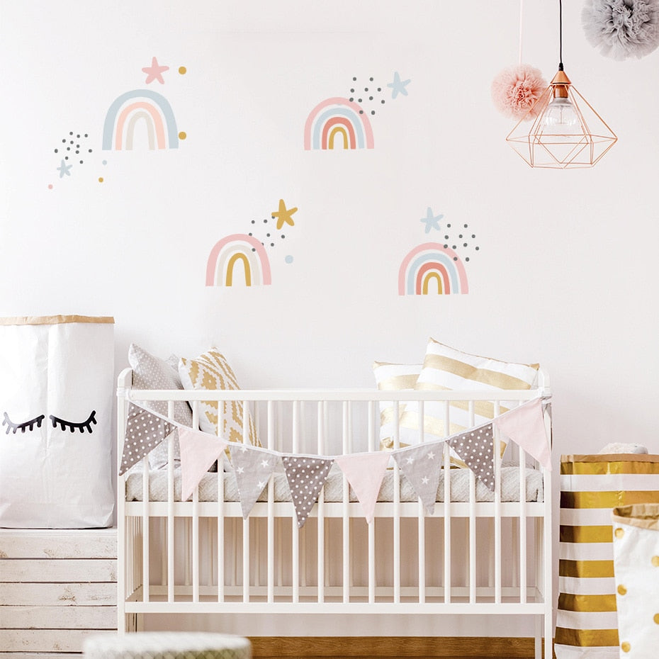 Bohemian Rainbow Wall Stickers - Removable